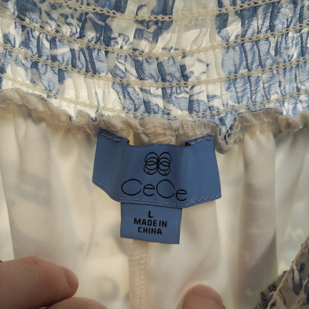 CeCe Off-the-Shoulder Ruffle Cuff Blouse - Picture 3 of 5